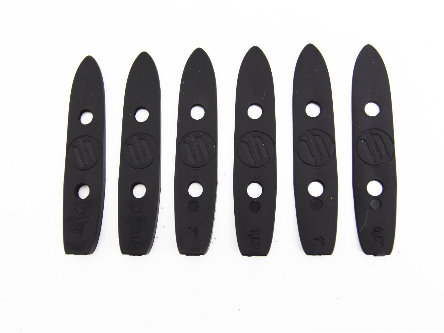 Shim Set for Fuselages -0,5°/-1°/-1,5°/-2°/-2,5°/-3°