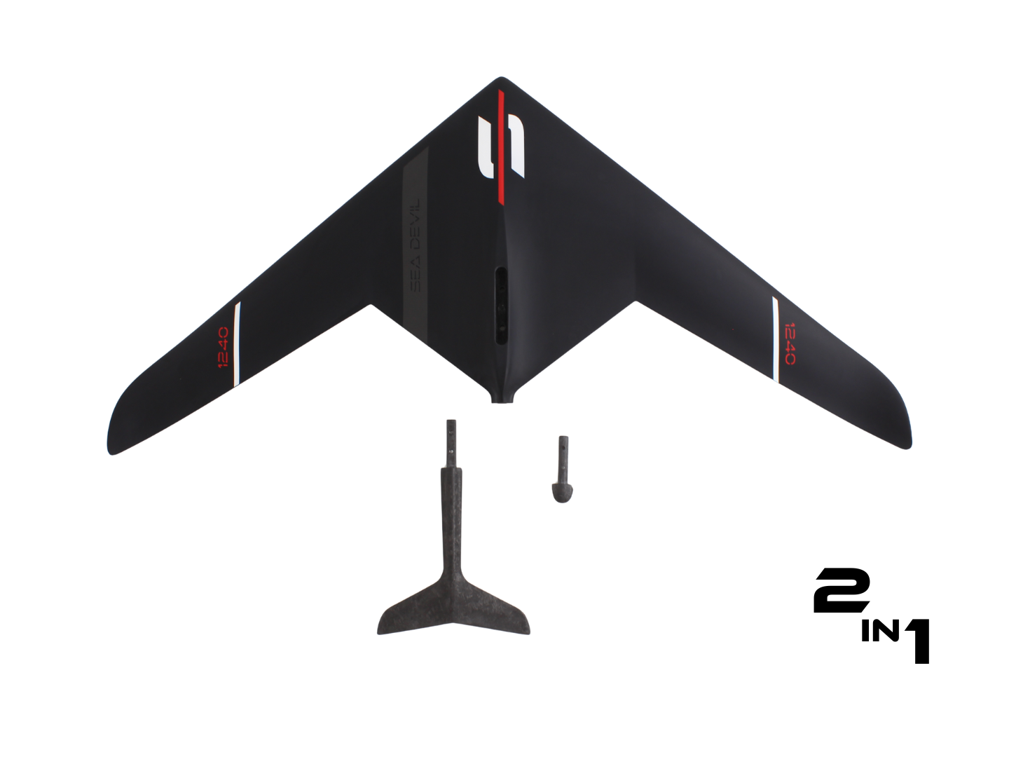SABFOIL Sea Devil 1240 Full Set | Hydrofoil 2-in-1 + Mast Kraken 83