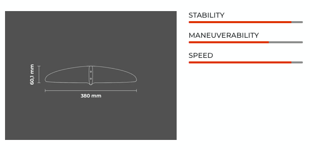 Sabfoil Gullwing 380 | Hydrofoil Stabilizer