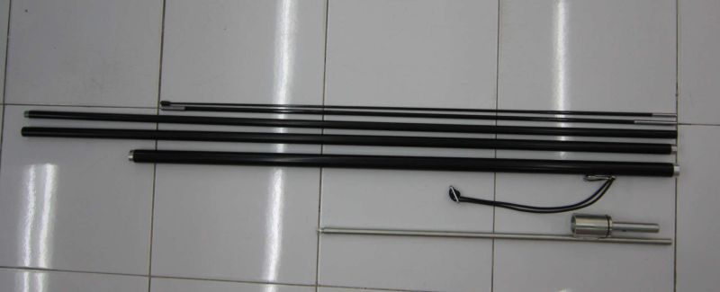 Palo Aluminio para banderas